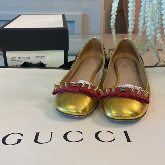 Gucci flats studded size 8/12 - Picture 2 of 8